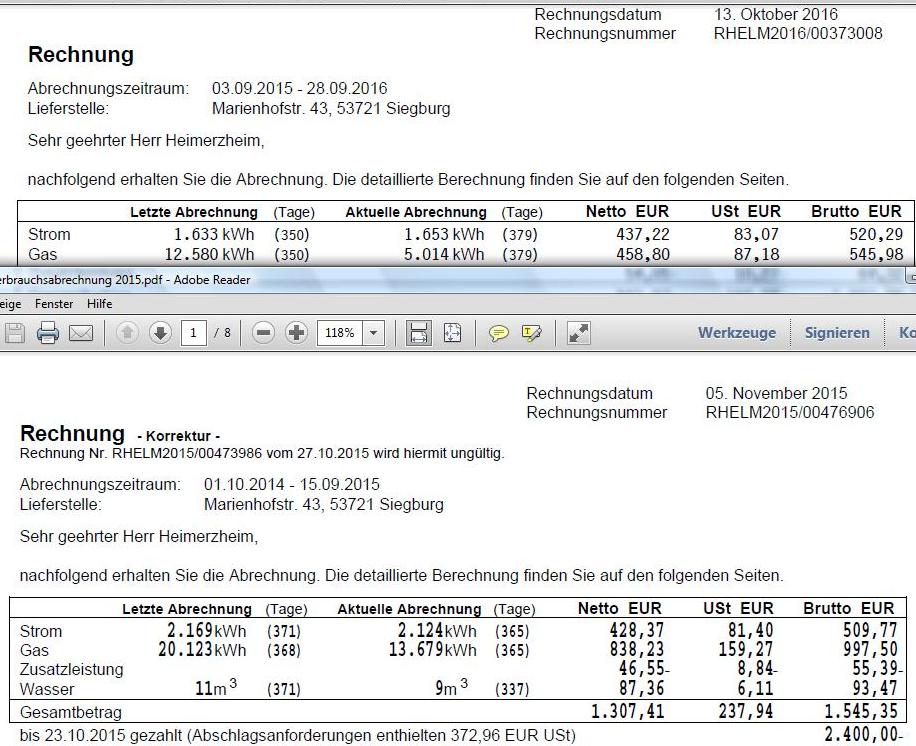 Rheinische Energie Aktiengesellschaft Rhenag EVU Kundenservice? Abgezockt? Rhenag